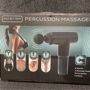 Master Percussion Massage Gun - Black